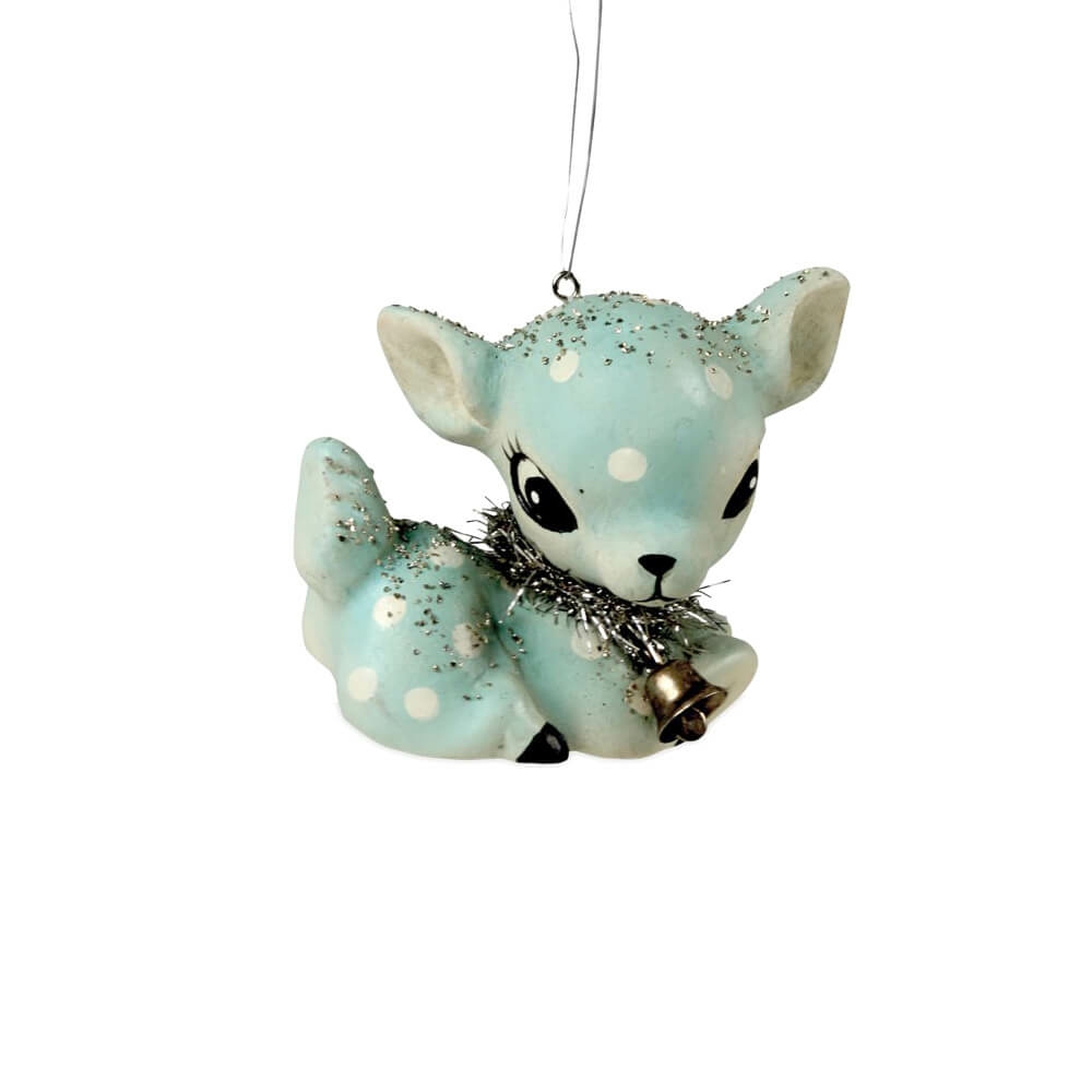 Animals + Insects | Aqua Fawn Ornament