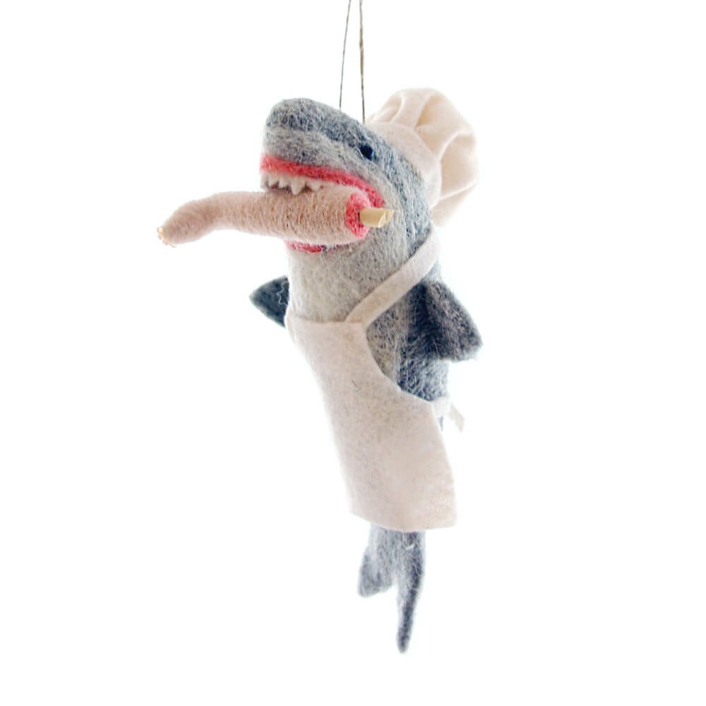 Animals + Insects | Bon Appetit Shark Ornament 6"