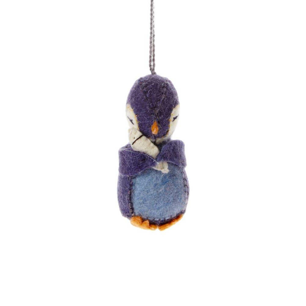 Animals + Insects | Felt Penguin Ornament