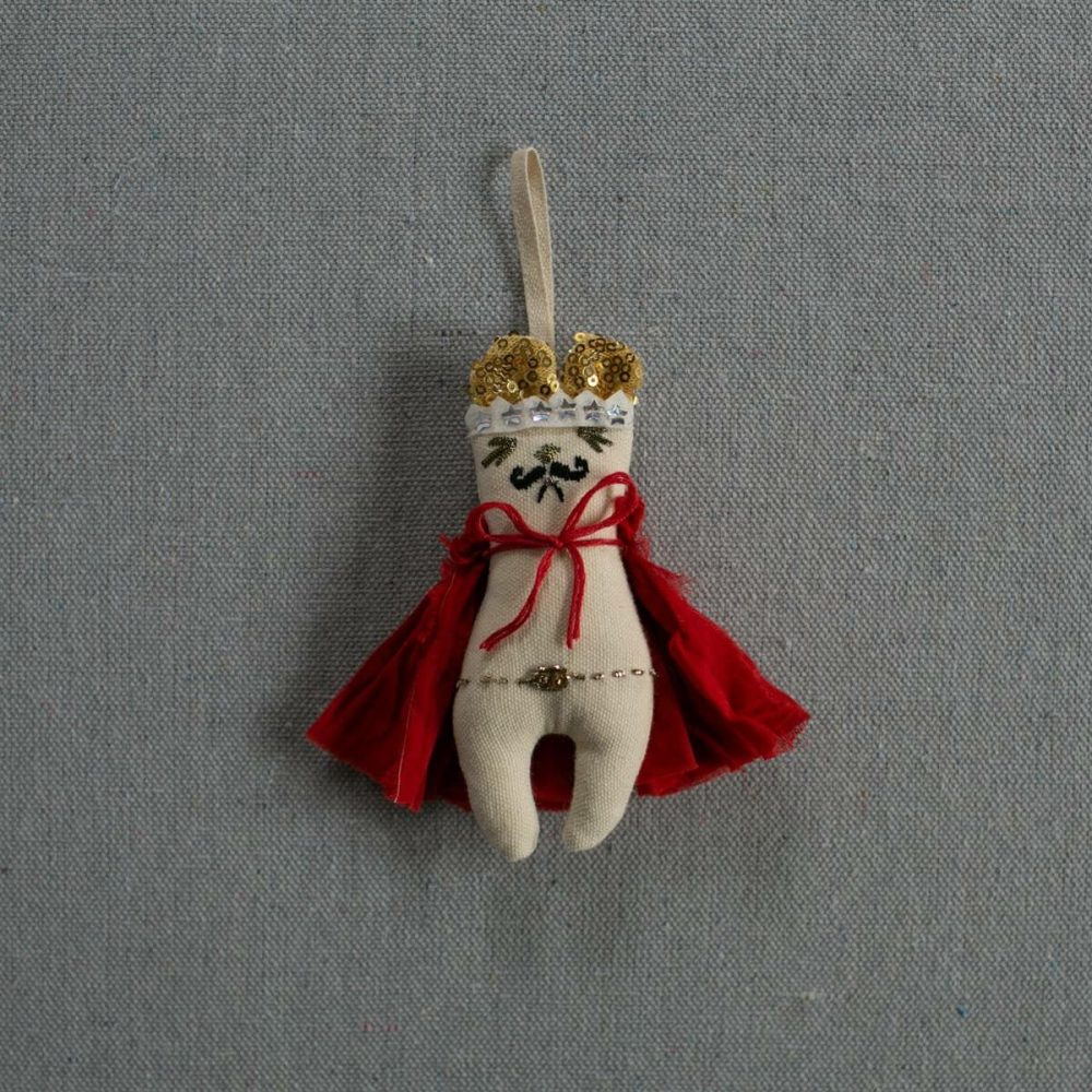 Animals + Insects | Freddie Mercury Mouse Cotton-Filled Ornament