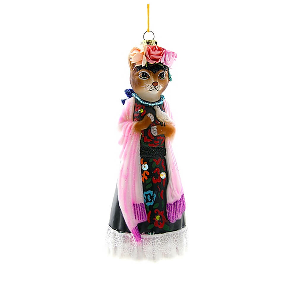 Animals + Insects | Frida Catlo Ornament 6.5"