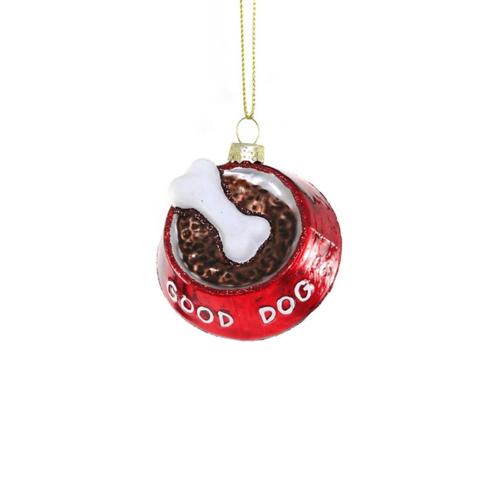 Animals + Insects | Good Dog Food Bowl Ornament 2.5"