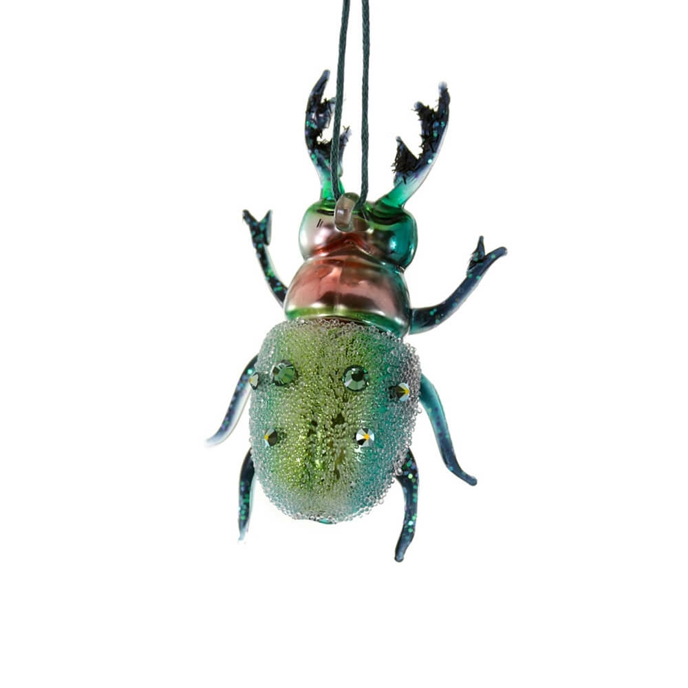 Animals + Insects | Green Stag Horn Beetle Ornament 4.5"