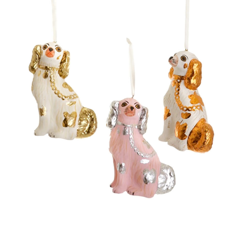 Animals + Insects | Prized Spaniel Ornament 4.25"