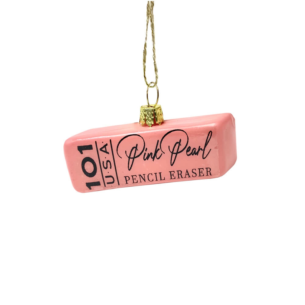 Art + Design | Pink Eraser Ornament 2.75"