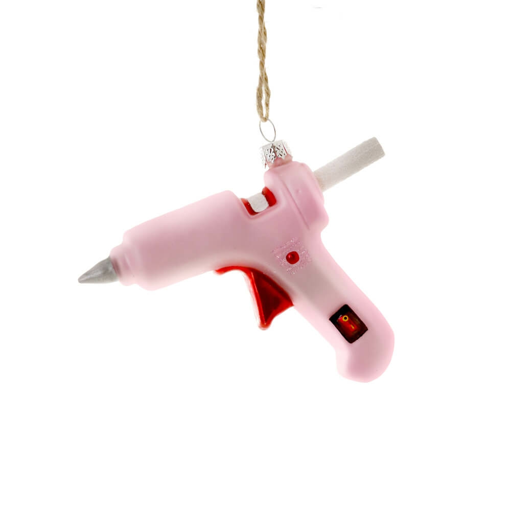 Art + Design | Pink Glue Gun Ornament 4.25"