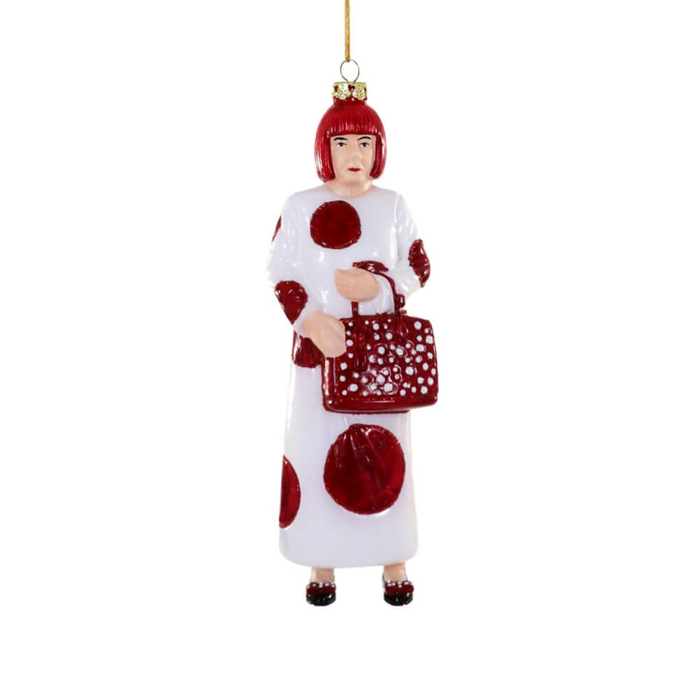 Art + Design | Yayoi Kusama Ornament, 8"