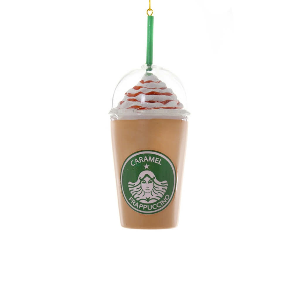 Candy + Sweets | Caramel Frappuccino Ornament, 5.5"