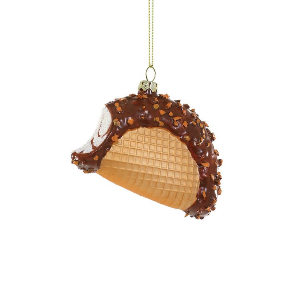 Candy + Sweets | Choco Taco Ornament 3.5"