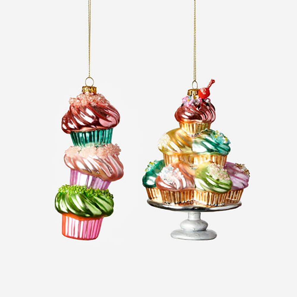 Candy + Sweets | Cupcake Ornament 6"