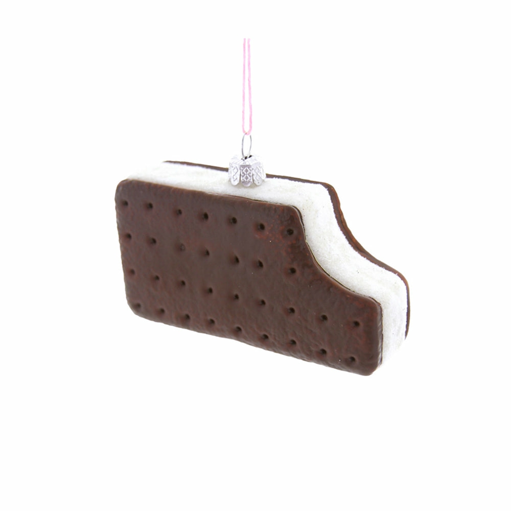 Candy + Sweets | Ice Cream Sandwich Ornament 4.75"