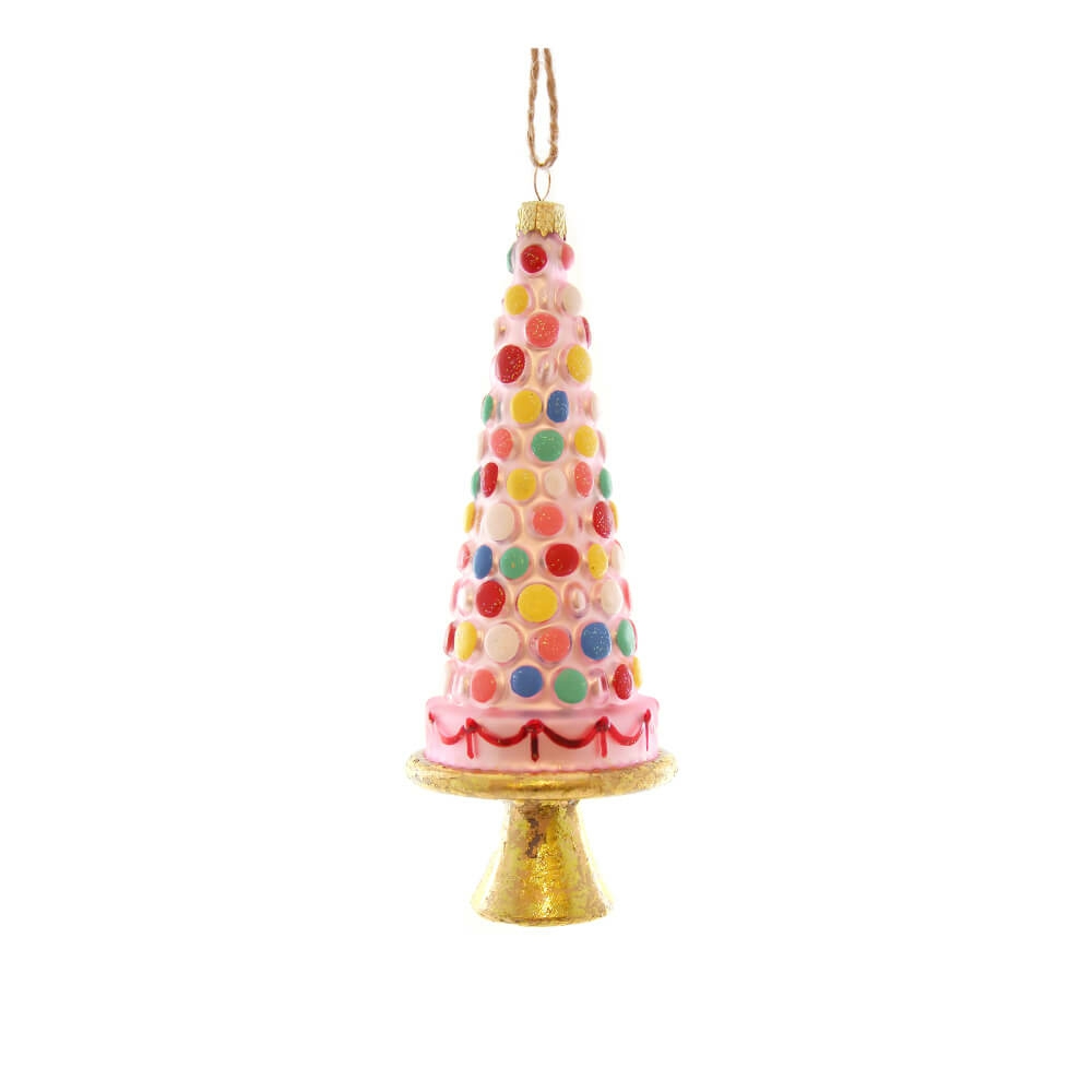 Candy + Sweets | Multi-Colored Macaron Tower Ornament 5.25"