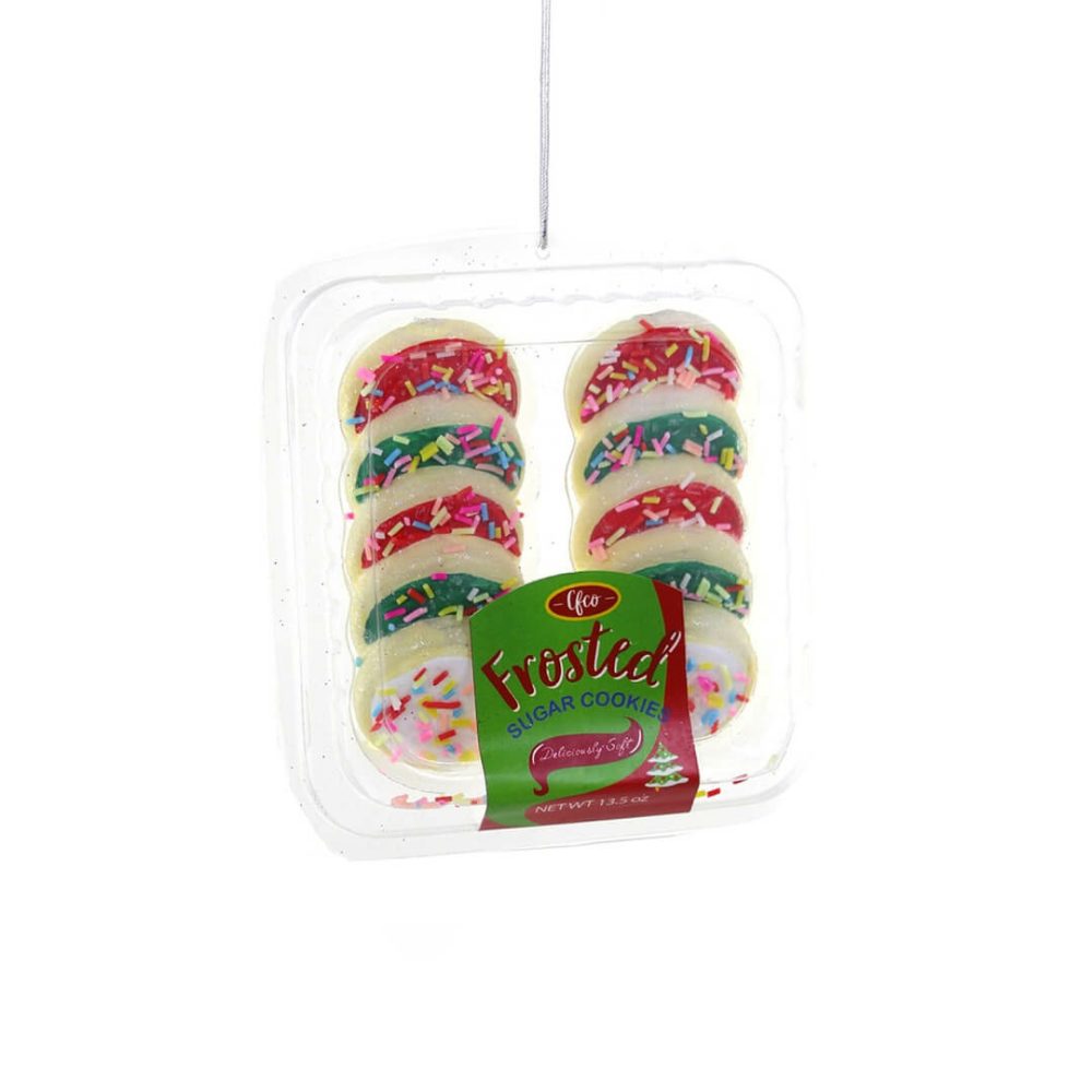 Candy + Sweets | Multicolor Deliciously Soft Packaged Sugar Cookies Ornament 4"