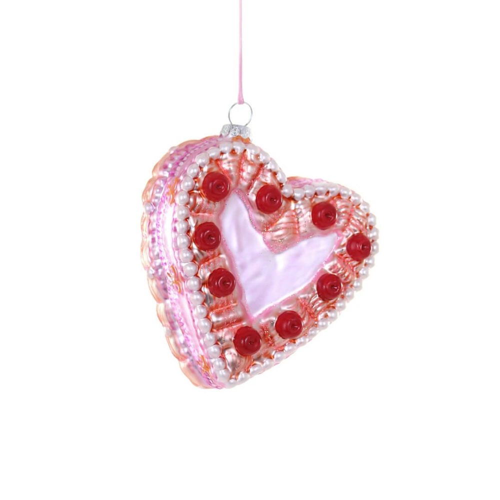 Candy + Sweets | Presale: Heart Cake Ornament 4.5"