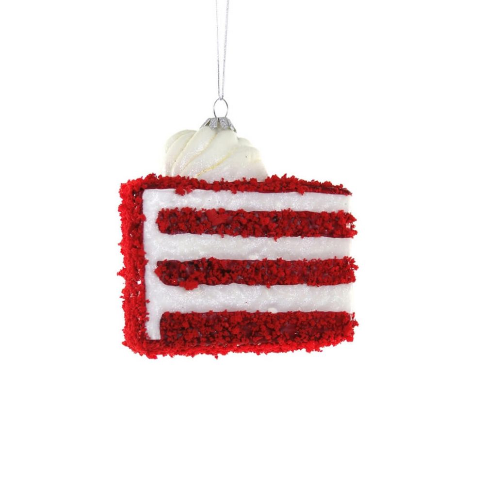 Candy + Sweets | Red Velvet Cake Ornament 4.25"