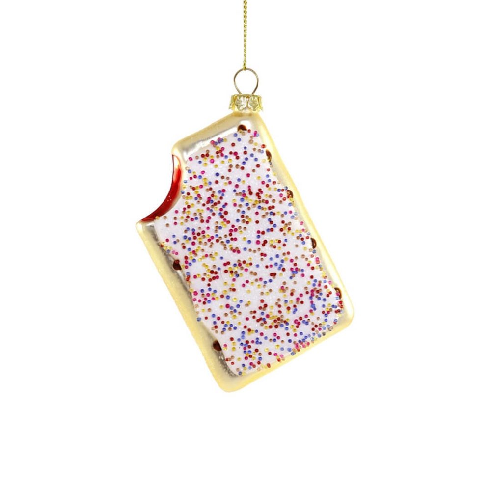 Candy + Sweets | Strawberry Toaster Pastry Ornament 4"