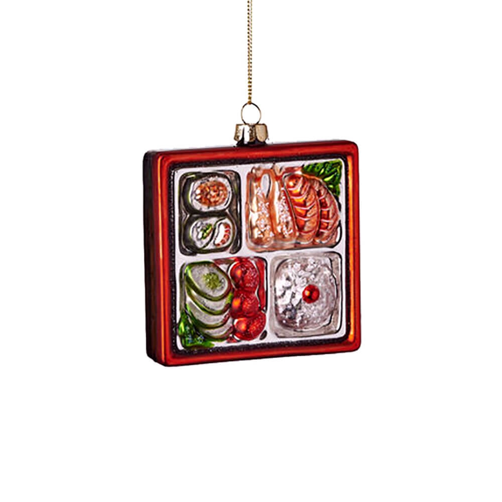 Food + Drink | Bento Box Ornament 3.75"