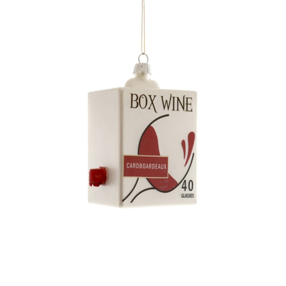 Food + Drink | Boxed Wine Ornament 4"