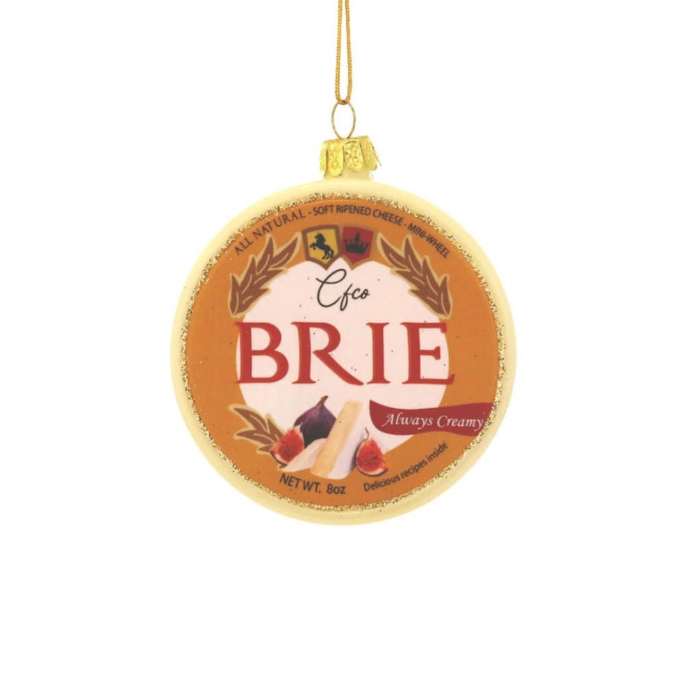 Food + Drink | Brie Cheese Ornament 3.5"