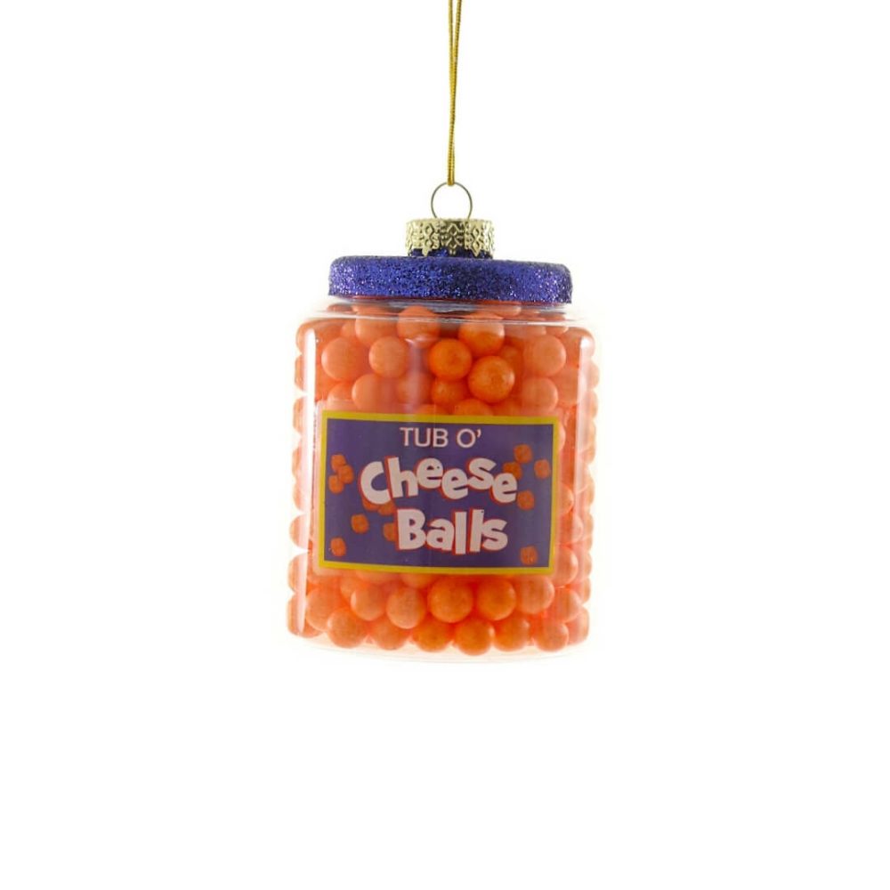 Food + Drink | Cheese Balls Ornament 3.5"