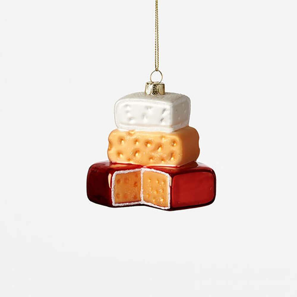 Food + Drink | Cheese Ornament 3.75"