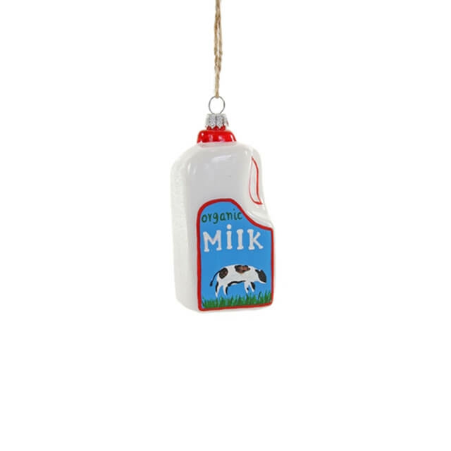 Food + Drink | Milk Bottle Ornament 3.75"