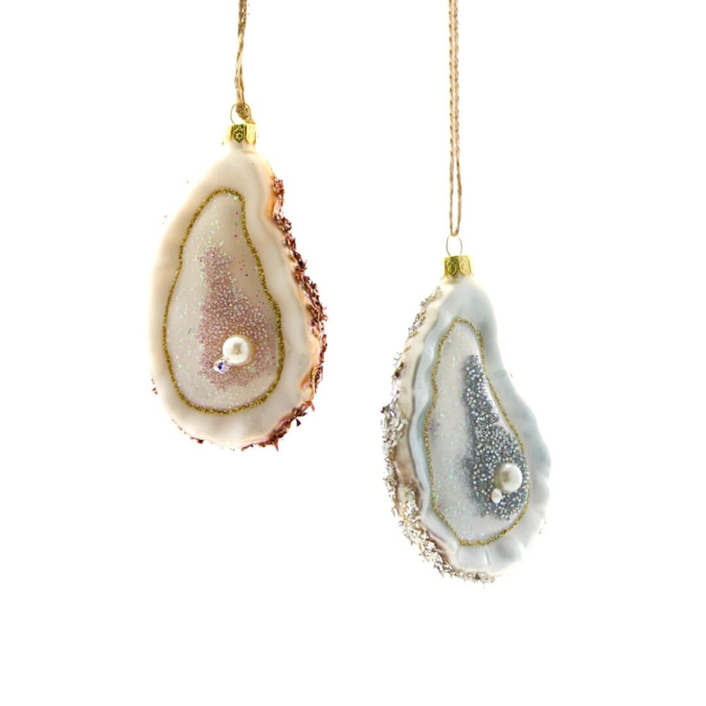 Food + Drink | Oyster W/ Pearl Ornament 4"