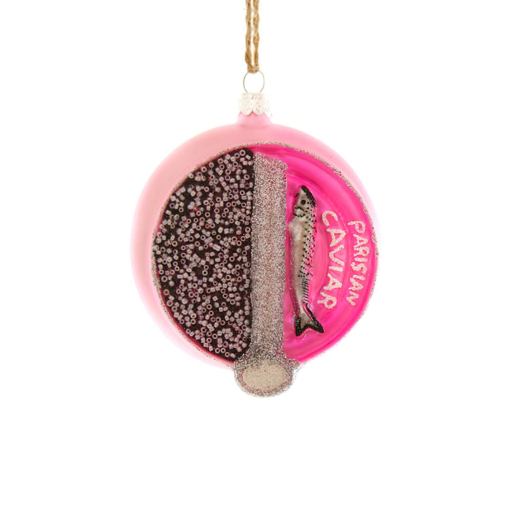 Food + Drink | Pink Caviar Ornament 3.75"