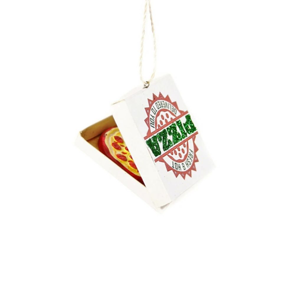 Food + Drink | Pizza Delivery Box Ornament 2.75"