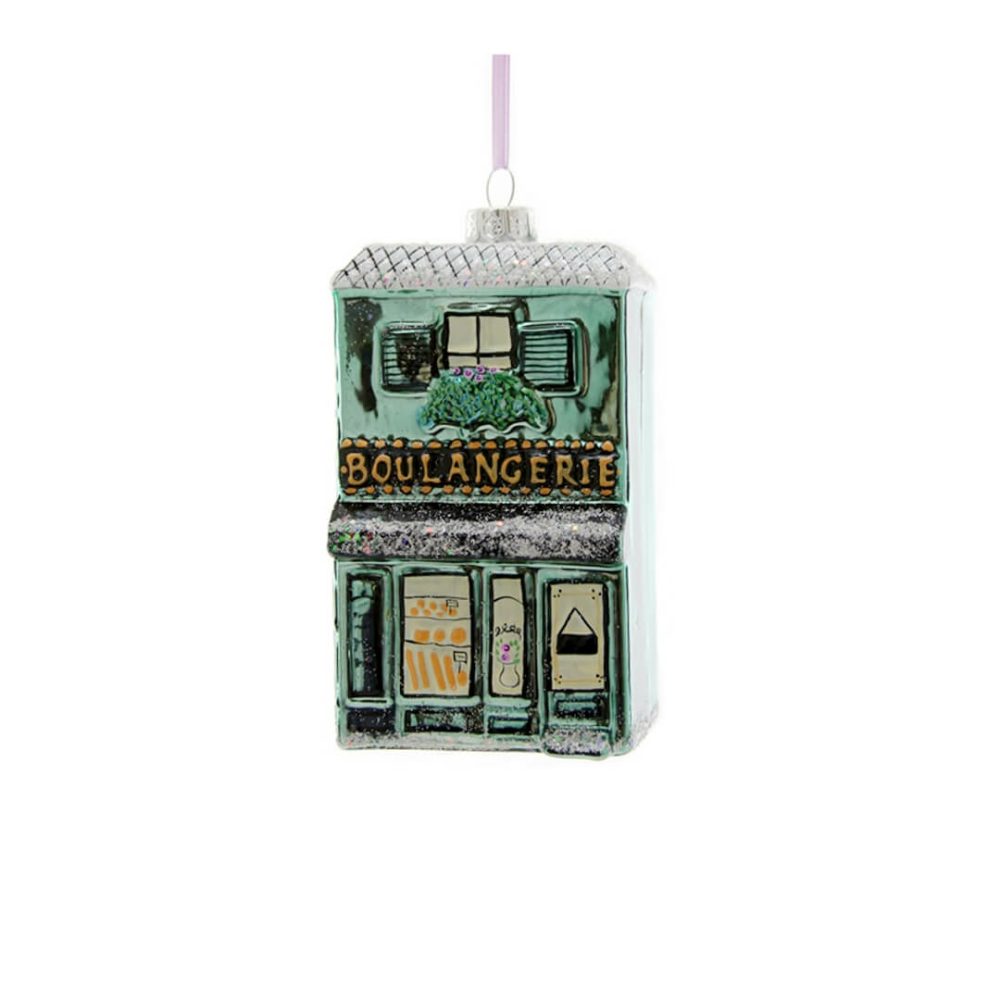 Food + Drink | Presale: Boulangerie Shop Glass Ornament 4.5"