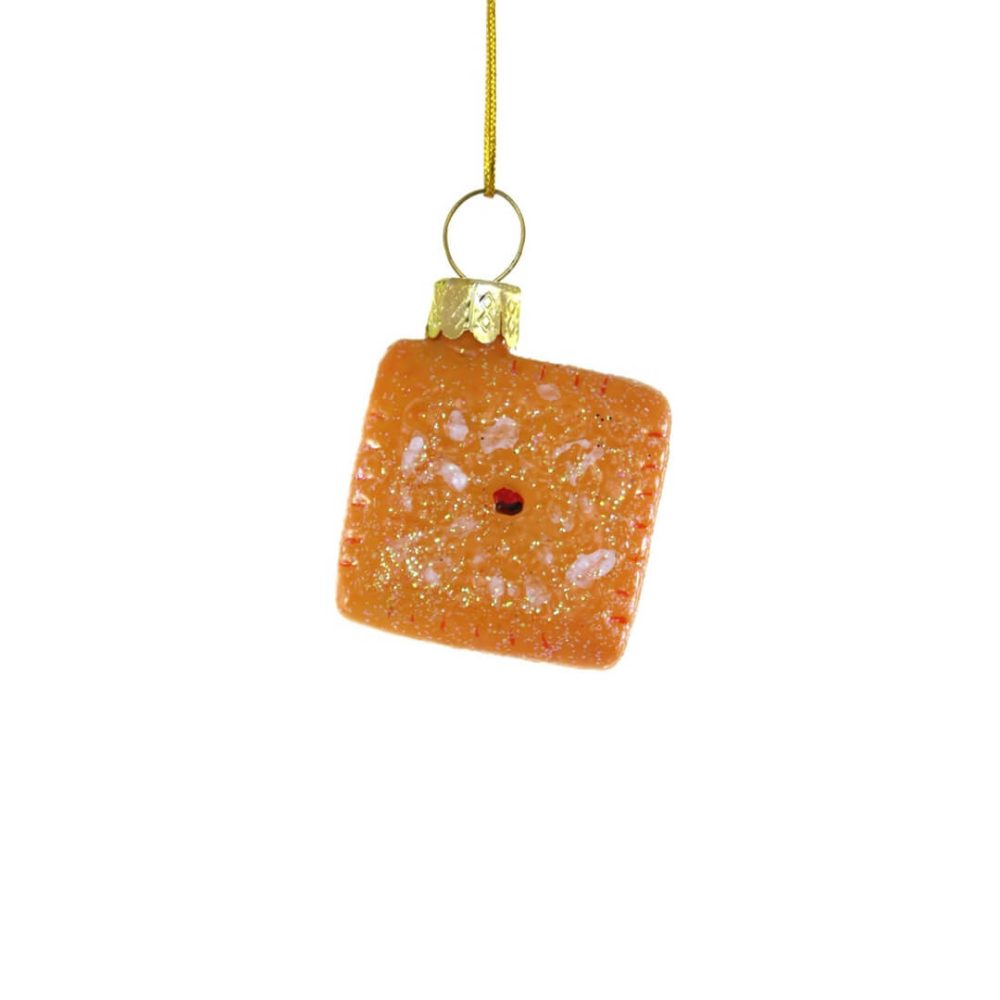 Food + Drink | Presale: Cheese It Cracker Ornament 1.5"