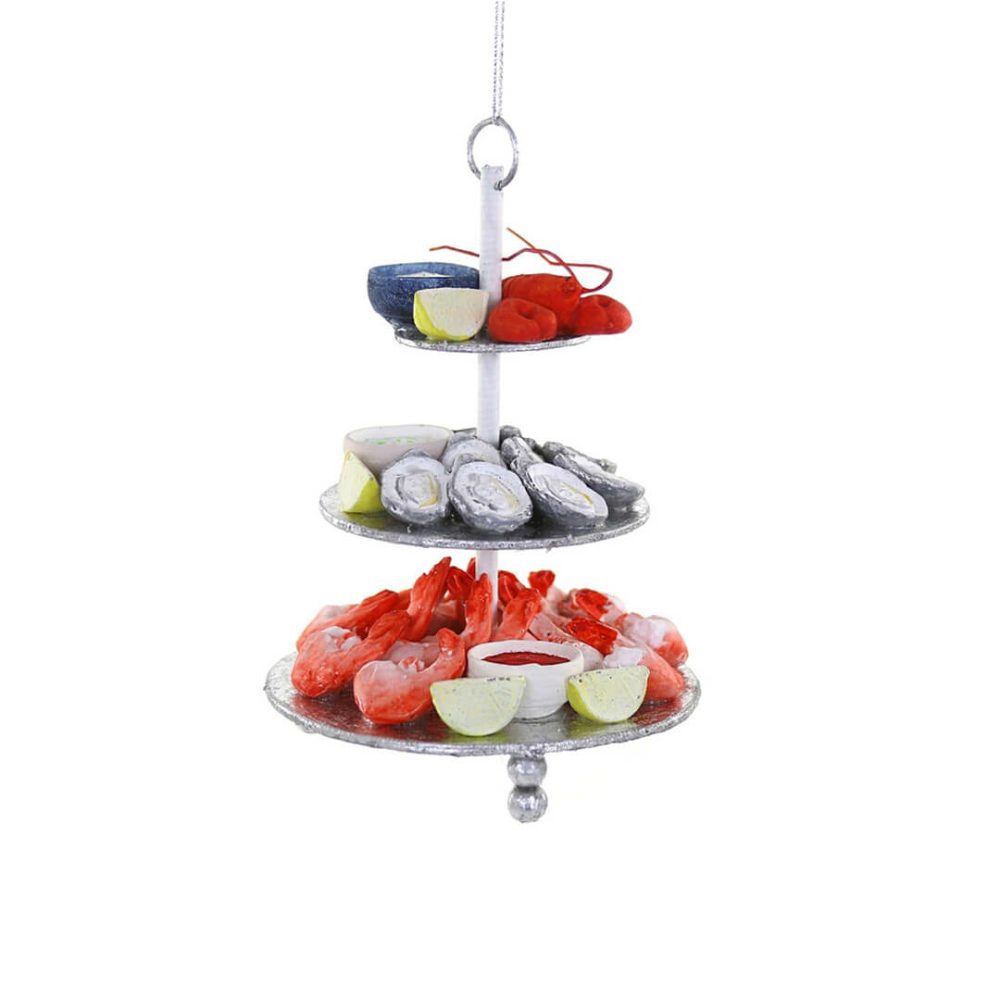 Food + Drink | Presale: Seafood Tower Ornament 5"