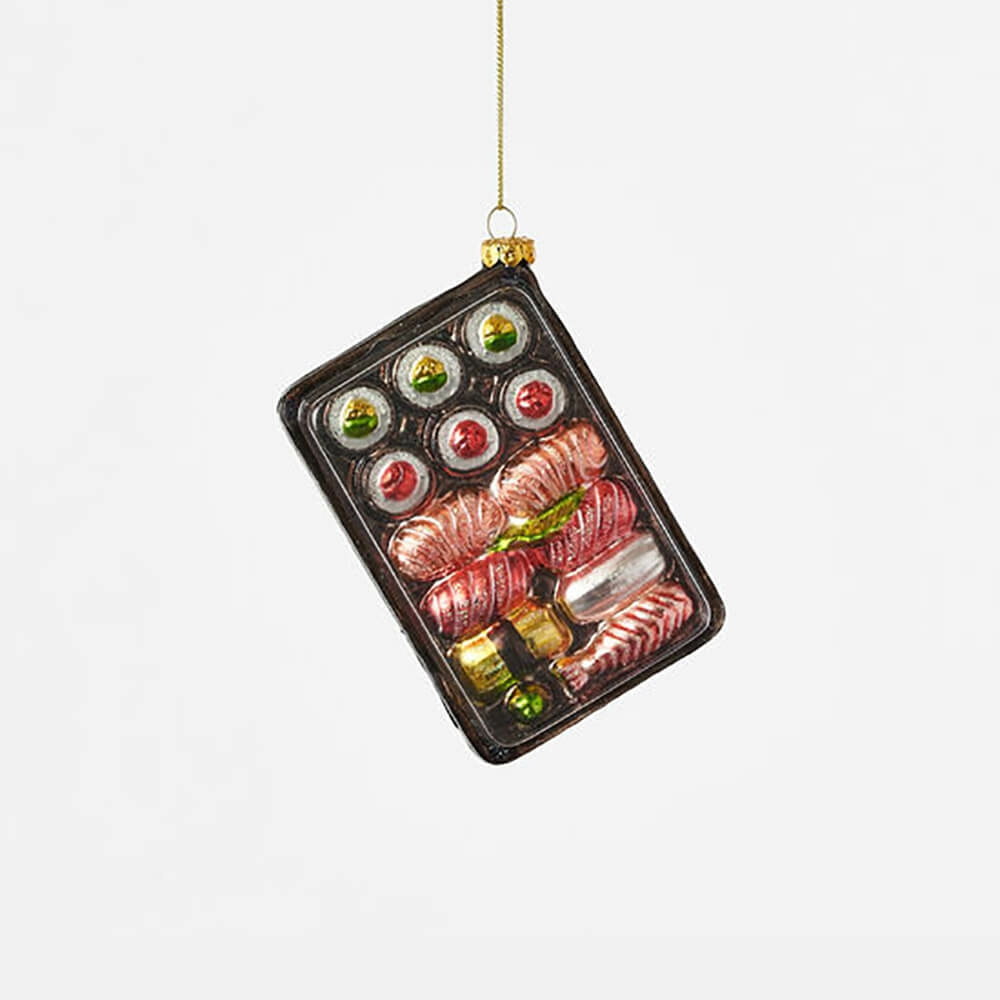 Food + Drink | Sushi Bento Box Ornament 5"