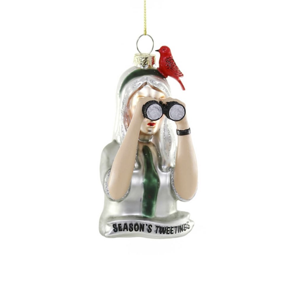 Hobbies + Interests | Bird Watchers Season’s Tweeting Ornament 4.5"