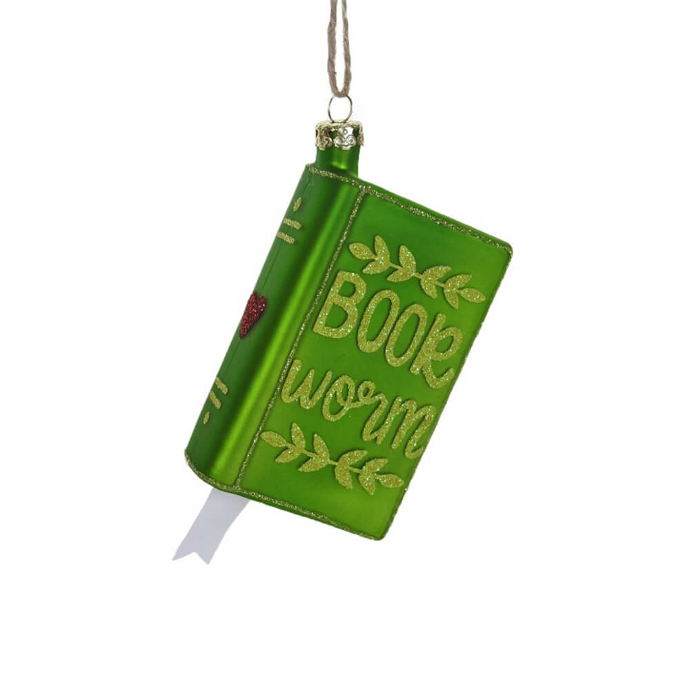 Hobbies + Interests | Book Worm Ornament, 5"