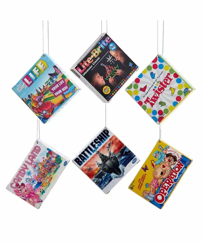 Hobbies + Interests | Hasbro Board Game Ornament Set 3.5"