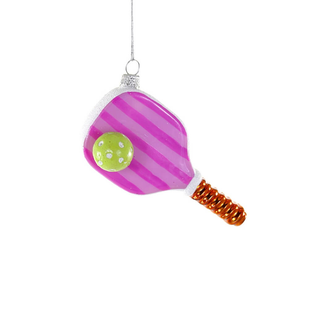 Hobbies + Interests | Pink Pickleball Ornament 3.75"