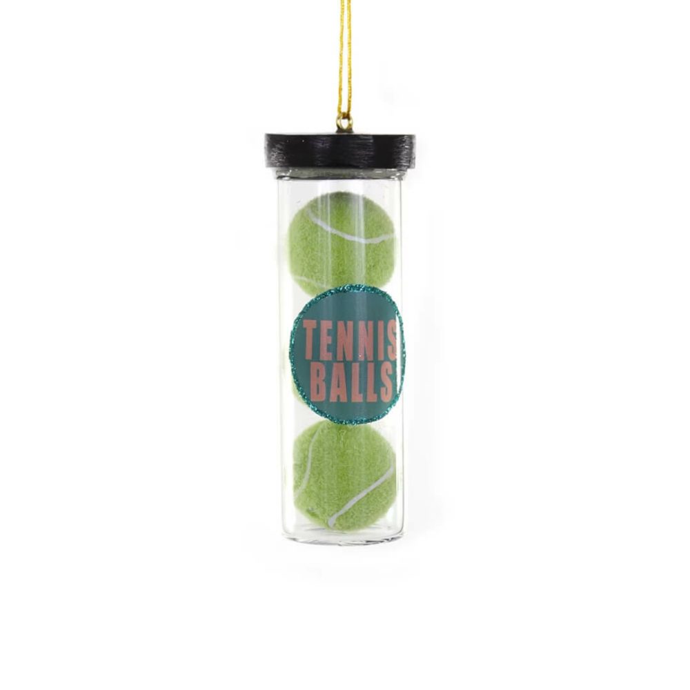 Hobbies + Interests | Presale: Canister Of Tennis Balls Ornament 3.5"