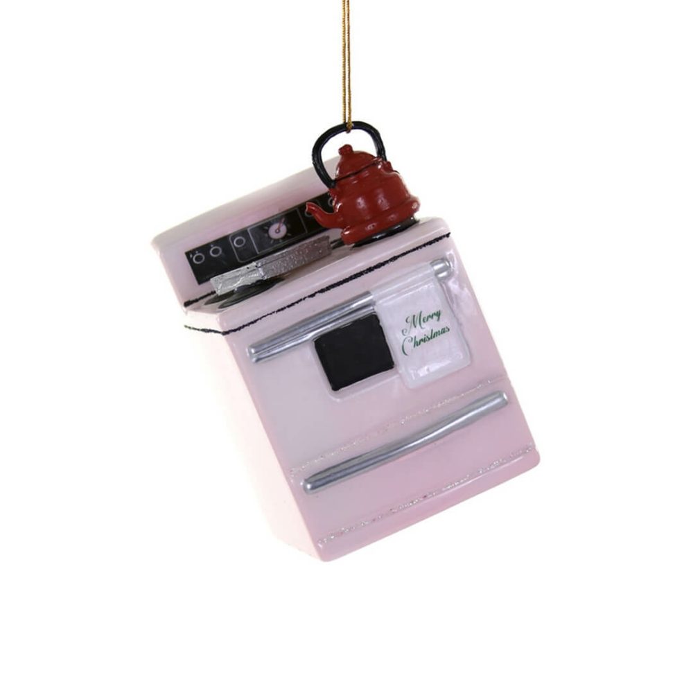 Hobbies + Interests | Presale: Pink Stovetop Oven Christmas Baking Ornament 3"