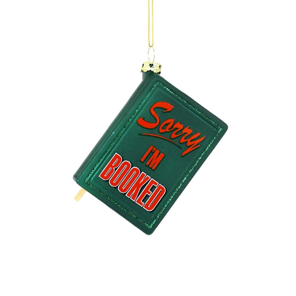 Hobbies + Interests | Sorry I’M Booked Ornament 3.75"