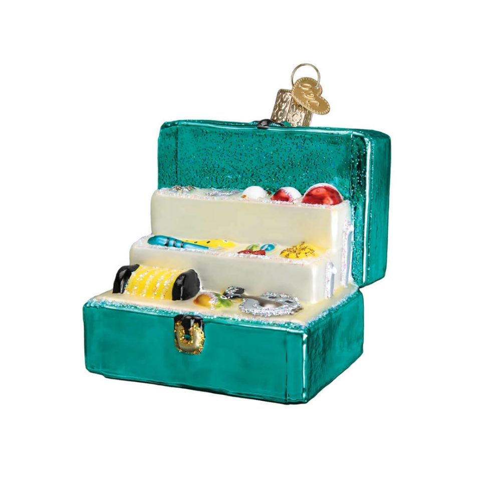 Hobbies + Interests | Tackle Box Ornament 4"