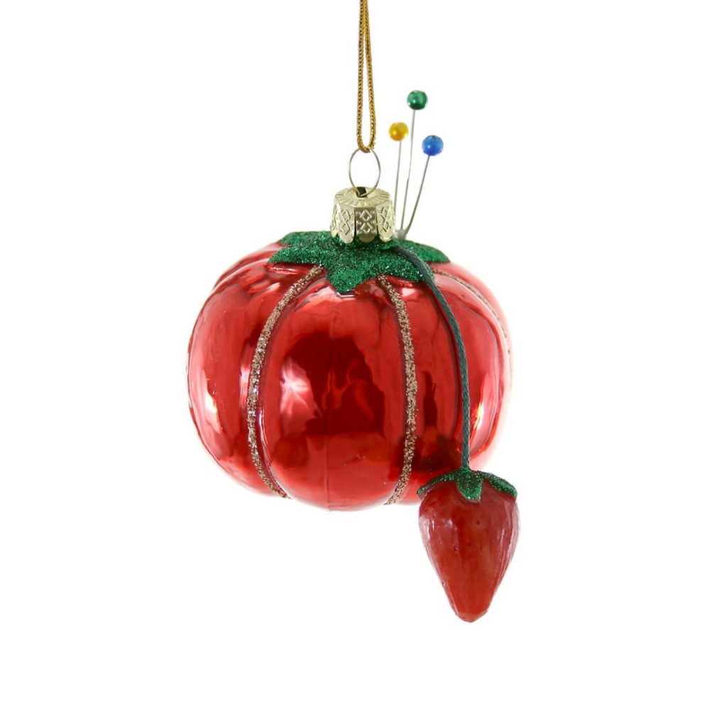 Hobbies + Interests | Tomato Pin Cushion Ornament 3.5"