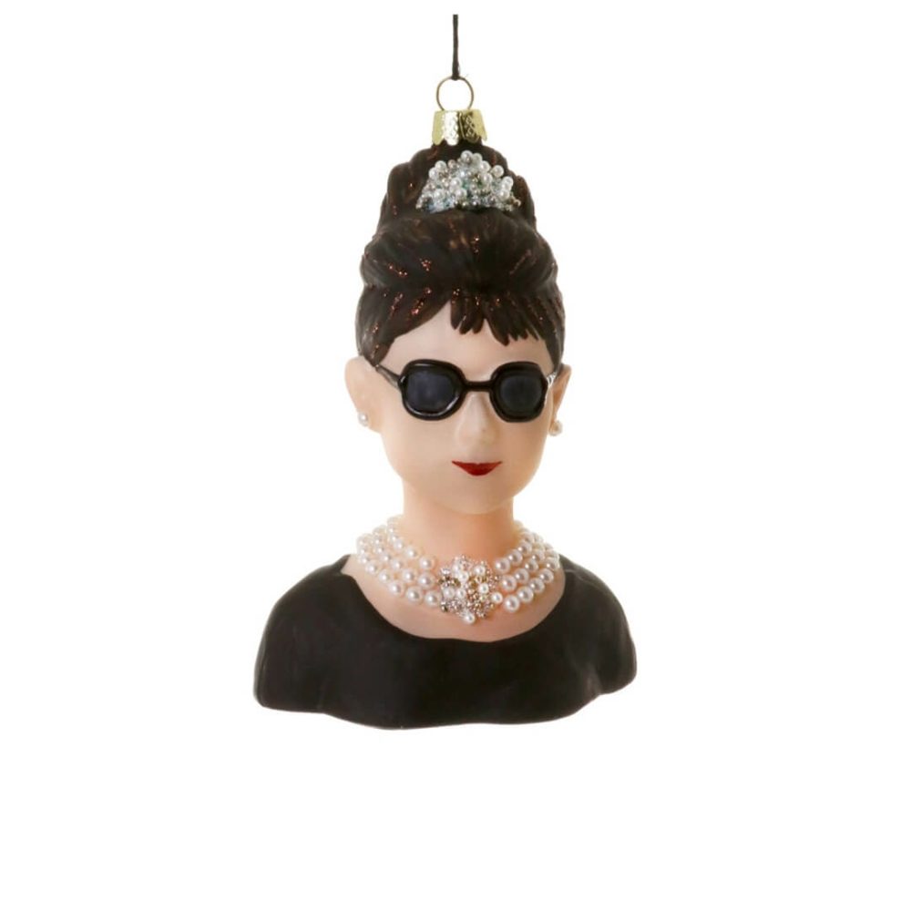 People / Celebrities / Icons | Audrey Hepburn Ornament 5.25"