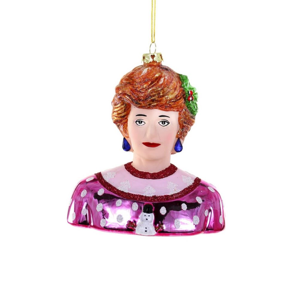 People / Celebrities / Icons | Blanche May Your Christmas Be Golden Ornament 4.5"