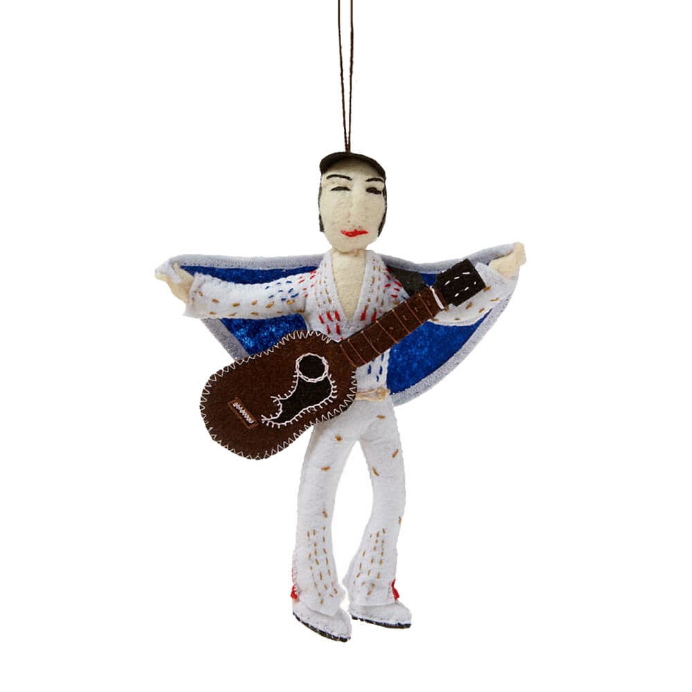 People / Celebrities / Icons | Elvis Felt Ornament