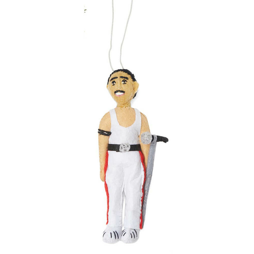 People / Celebrities / Icons | Freddie Mercury Felt Ornament