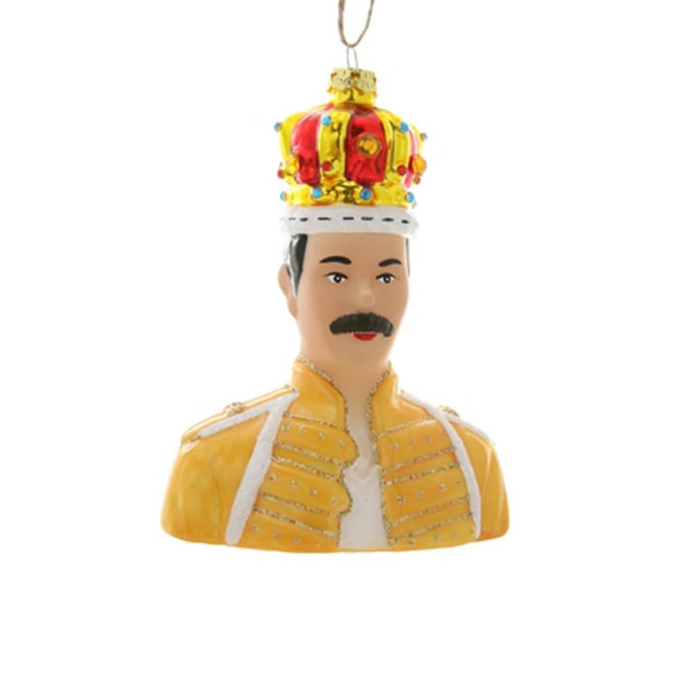 People / Celebrities / Icons | Freddie Mercury Ornament, 5"