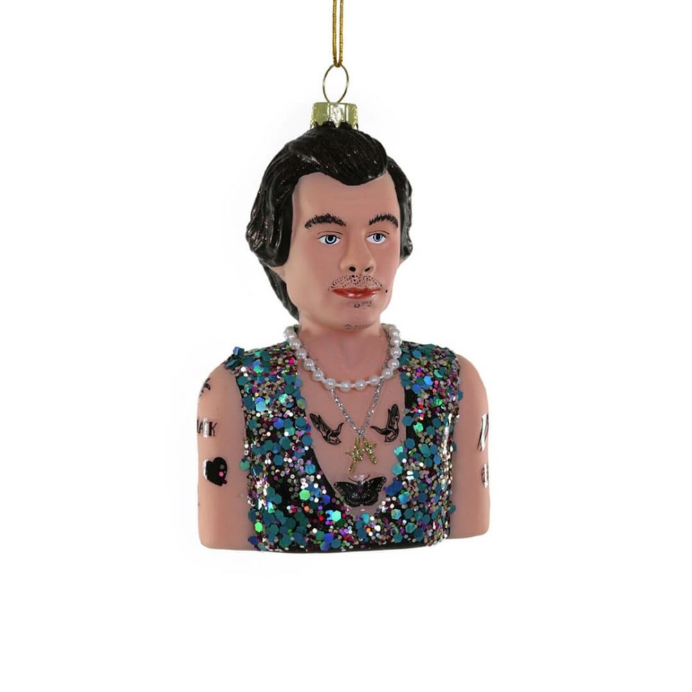 People / Celebrities / Icons | Harry Styles Ornament 5"