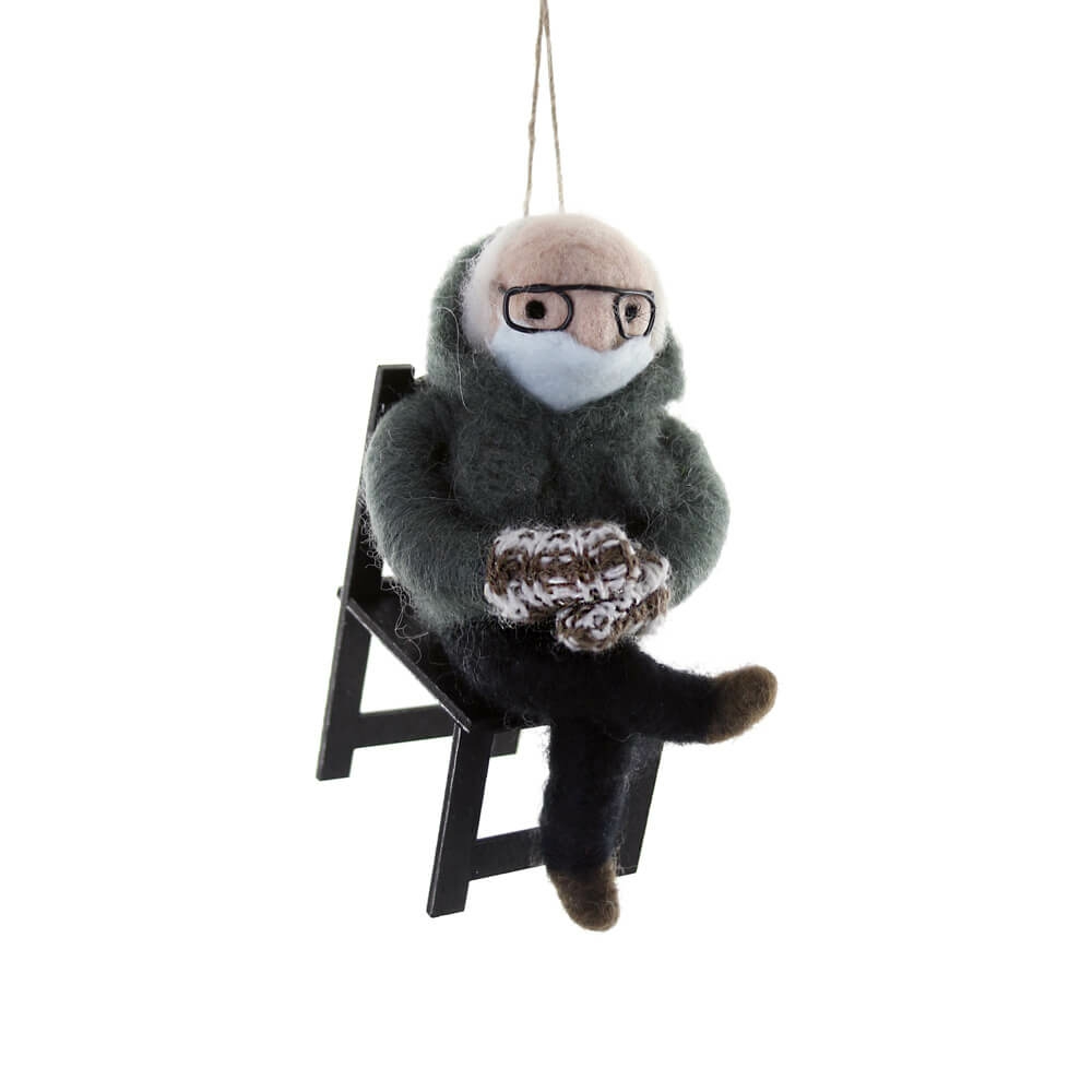 People / Celebrities / Icons | Inauguration Bernie Felt Ornament