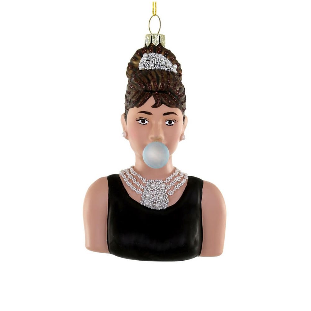 People / Celebrities / Icons | Presale: Audrey Blowing Bubbles Ornament